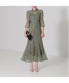 【その他のブランド/Other】のLEJA/スパンコール花柄パフスリーブマーメイドワンピースドレス結婚式レディース GREEN|ID: prp329100004662110 ipo3291000000033733557
