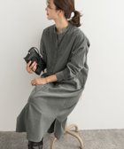 【アーバンリサーチ ドアーズ/URBAN RESEARCH DOORS】の『UR TECH』コーデュロイシャツワンピース MINT|ID: prp329100004662144 ipo3291000000033733683
