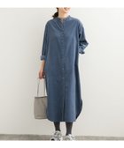 【アーバンリサーチ ドアーズ/URBAN RESEARCH DOORS】の『UR TECH』コーデュロイシャツワンピース BLUE|ID: prp329100004662144 ipo3291000000033733686