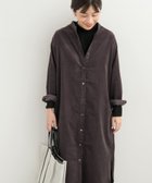 【アーバンリサーチ ドアーズ/URBAN RESEARCH DOORS】の『UR TECH』コーデュロイシャツワンピース GRAY|ID: prp329100004662144 ipo3291000000033814590