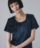 【アダム エ ロペ/ADAM ET ROPE'】の【Miller for ADAM ET ROPE 】別注 ベロアスクエアTee ネイビー(40)|ID: prp329100004662154 ipo3291000000033876087