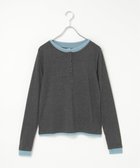 【ノッチ/notch】の配色ヘンリーネックプルオーバー 人気、トレンドファッション・服の通販 founy(ファニー) ファッション Fashion レディースファッション Fashion for Women トップス・カットソー Cut & Sew Tops カジュアルプルオーバー・ニットトップス Pullovers & Knit Tops / Casual Pullovers シンプル Simple, Minimal thumbnail チャコール|ID: prp329100004662172 ipo3291000000033733823