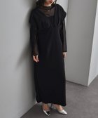 【セットアップセブン/SETUP7】のMAISON BREEZE/3way シアーブラウス Vラインワンピース セット 結婚式 二次会 trc BLK2|ID: prp329100004662201 ipo3291000000033733927