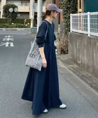 【コーナーズ/CORNERS】の【CORNERS by KR】長袖スウェットドッキングワンピース ネイビー|ID: prp329100004662239 ipo3291000000033967326
