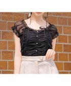 【ウィルセレクション/WILLSELECTION】のチュールギャザートップス 人気、トレンドファッション・服の通販 founy(ファニー) ファッション Fashion レディースファッション Fashion for Women トップス・カットソー Cut & Sew Tops カットソー Cut and Sewn Top ギャザー Gathered, Ruffled コンパクト Compact, Small Size チュール Tulip, Tulip Motif パール Pearl, Pearl Accent フリル Frill, Ruffle リボン Ribbon, Bow エレガント 上品 Elegant thumbnail ブラック|ID: prp329100004662248 ipo3291000000033734118