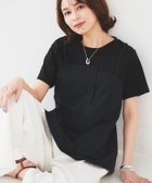 【アンタイトル/UNTITLED】の【洗える/Tシャツ】ビスチェドッキングプルオーバー ブラック|ID: prp329100004662278 ipo3291000000033734243