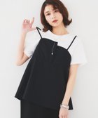 【アンタイトル/UNTITLED】の【洗える/Tシャツ】ビスチェドッキングプルオーバー ブラック|ID: prp329100004662278 ipo3291000000033734245