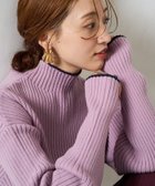【フリークスストア/FREAK'S STORE】の配色 ライン リブニット ハイネック プルオーバー【限定展開】 25AW 人気、トレンドファッション・服の通販 founy(ファニー) ファッション Fashion レディースファッション Fashion for Women トップス・カットソー Cut & Sew Tops ニット Knit Tops & Sweaters カジュアルプルオーバー・ニットトップス Pullovers & Knit Tops / Casual Pullovers インナー Innerwear ストレッチ Stretch, Stretchy Fabric 人気 Popular, Best Seller ハイネック High Neck, Mock Neck フィット Fit, Slim Fit リブニット Rib Knit, Ribbed Knit A/W・秋冬 Autumn/Winter 冬 Winter / This Winter 2025年 2025 2025-2026秋冬・A/W Autumn/Winter 2025–26 AW25–26 thumbnail パープル|ID: prp329100004662303 ipo3291000000035589158