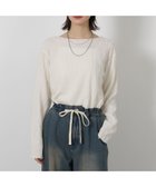 【ラコレ/LAKOLE】のフリンジジャガード長袖 アイボリー|ID: prp329100004662306 ipo3291000000033836791