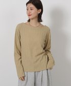【ラコレ/LAKOLE】のフリンジジャガード長袖 イエロー|ID: prp329100004662306 ipo3291000000033836793