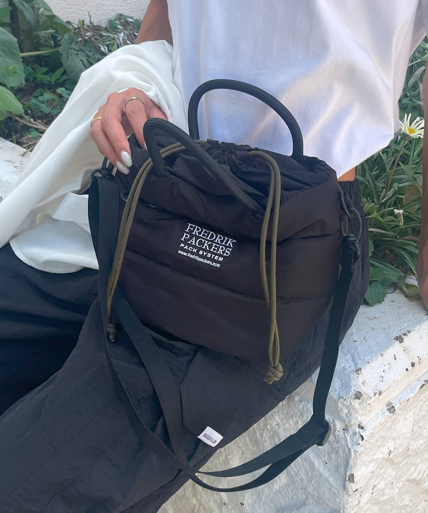【セットアップセブン/SETUP7】のFREDRIK PACKERS/TT BAUM TOTE トートバッグ ショルダーバッグ 2way インテリア・キッズ・メンズ・レディースファッション・服の通販 founy(ファニー) 　ファッション　Fashion　レディースファッション　Fashion for Women　バッグ　Bags　キャップ　Cap, Baseball Cap　軽量　Lightweight, Ultra Light　シンプル　Simple, Minimal　ジャケット　Jacket, Outerwear　スラックス　Slacks, Dress Pants　デニム　Denim, Jeans Material　パーカー　Hoodie, Parka　フォルム　Silhouette, Form　ワイド　Wide, Wide Fit　再入荷　Restock / Back in Stock　旅行　Travel　BLK1|ID: prp329100004662307 ipo3291000000033849025