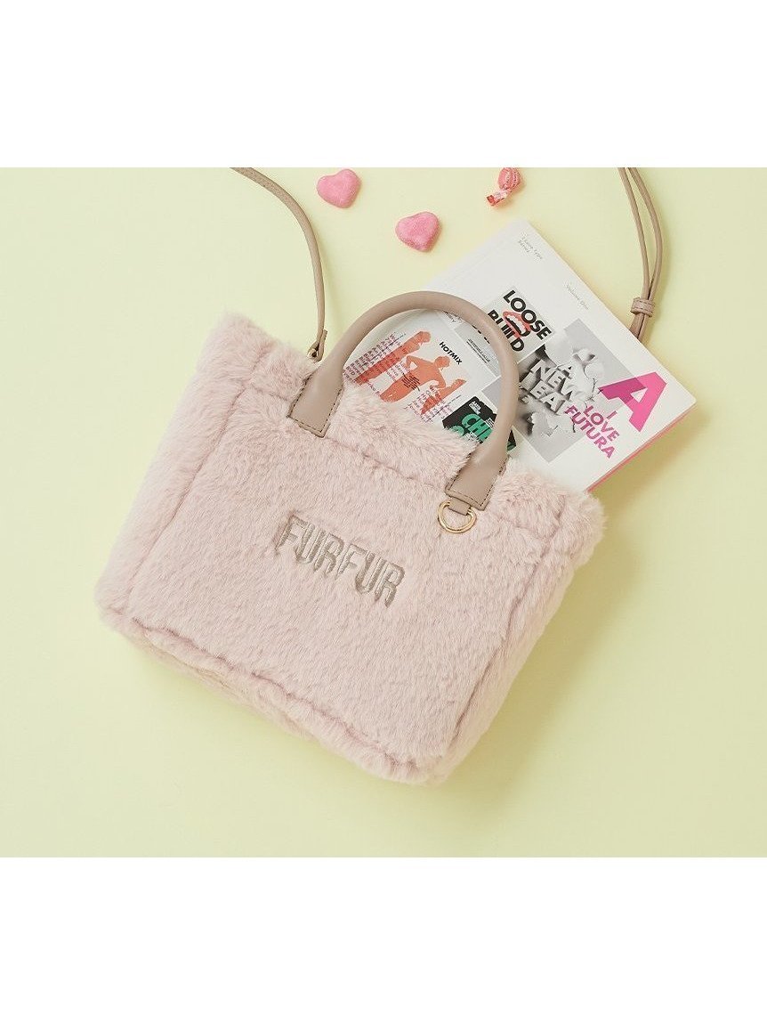 【ファーファー/FURFUR】の【限定カラー】エコファートートバッグ インテリア・キッズ・メンズ・レディースファッション・服の通販 founy(ファニー) 　ファッション　Fashion　レディースファッション　Fashion for Women　バッグ　Bags　スマート　Smart, Elegant　ポケット　Pocket, Pocket Detail　人気　Popular, Best Seller　PNK[066]|ID: prp329100004662361 ipo3291000000034520750