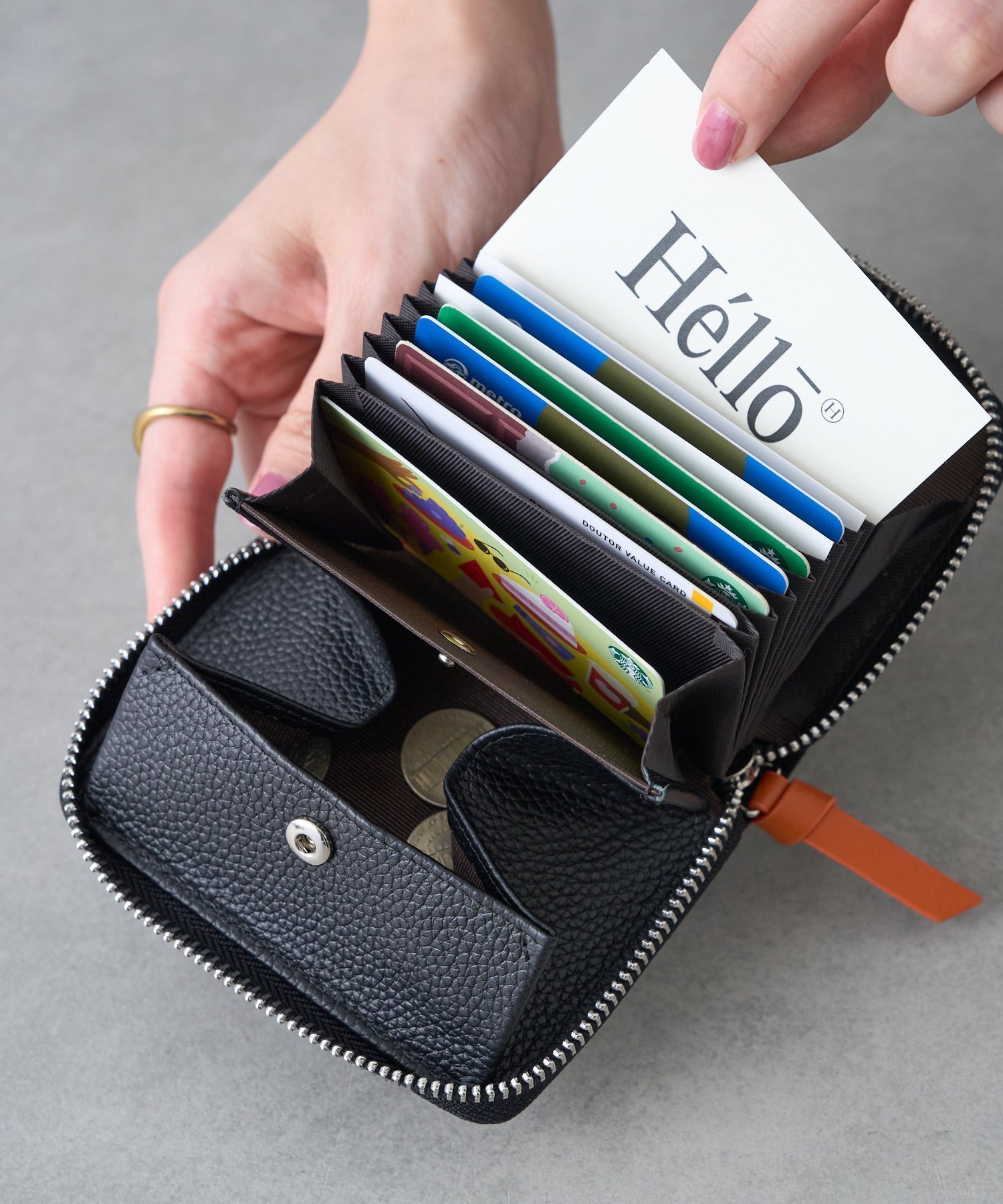 【その他のブランド/Other】の《お札が折れない》本革ジャバラミニ財布 インテリア・キッズ・メンズ・レディースファッション・服の通販 founy(ファニー) 　ファッション　Fashion　レディースファッション　Fashion for Women　ミニ財布・二つ折り財布　Wallets & Card Cases　おすすめ　Recommended / Our Picks　フロント　Front, Front Design　ポケット　Pocket, Pocket Detail　人気　Popular, Best Seller　財布　Wallet, Purse　ブラックその他1|ID: prp329100004662563 ipo3291000000033924381
