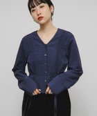 【ケービーエフ/KBF / URBAN RESEARCH】のピンタックVネックブラウス 人気、トレンドファッション・服の通販 founy(ファニー) ファッション Fashion レディースファッション Fashion for Women トップス・カットソー Cut & Sew Tops シャツ・ブラウス・オフィスカジュアル Elegant Blouses & Button-Ups Vネックトップス V-Neck Tops / V-Cut Neckline Shirts 2025年 2025 2025-2026秋冬・A/W Autumn/Winter 2025–26 AW25–26 冬 Winter / This Winter おすすめ Recommended / Our Picks スラックス Slacks, Dress Pants デコルテ Décolleté, Neckline レース Lace, Lace Fabric A/W・秋冬 Autumn/Winter thumbnail NAVY|ID: prp329100004662564 ipo3291000000033735409