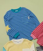 【エフオー オンラインストア/F.O.Online Store / KIDS】の【リンク】いろいろパッチワッフルロンT ブルー|ID: prp329100004662634 ipo3291000000034045094