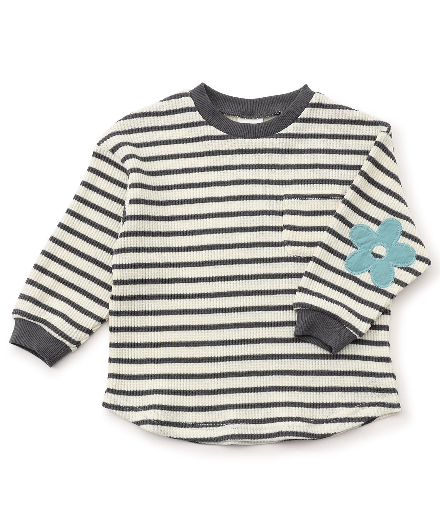 【エフオー オンラインストア/F.O.Online Store / KIDS】の【リンク】いろいろパッチワッフルロンT インテリア・キッズ・メンズ・レディースファッション・服の通販 founy(ファニー) 　ファッション　Fashion　キッズファッション　Fashion for Kids　人気　Popular, Best Seller　長袖　Long Sleeve, Full Sleeve　オフホワイト|ID: prp329100004662634 ipo3291000000034045095