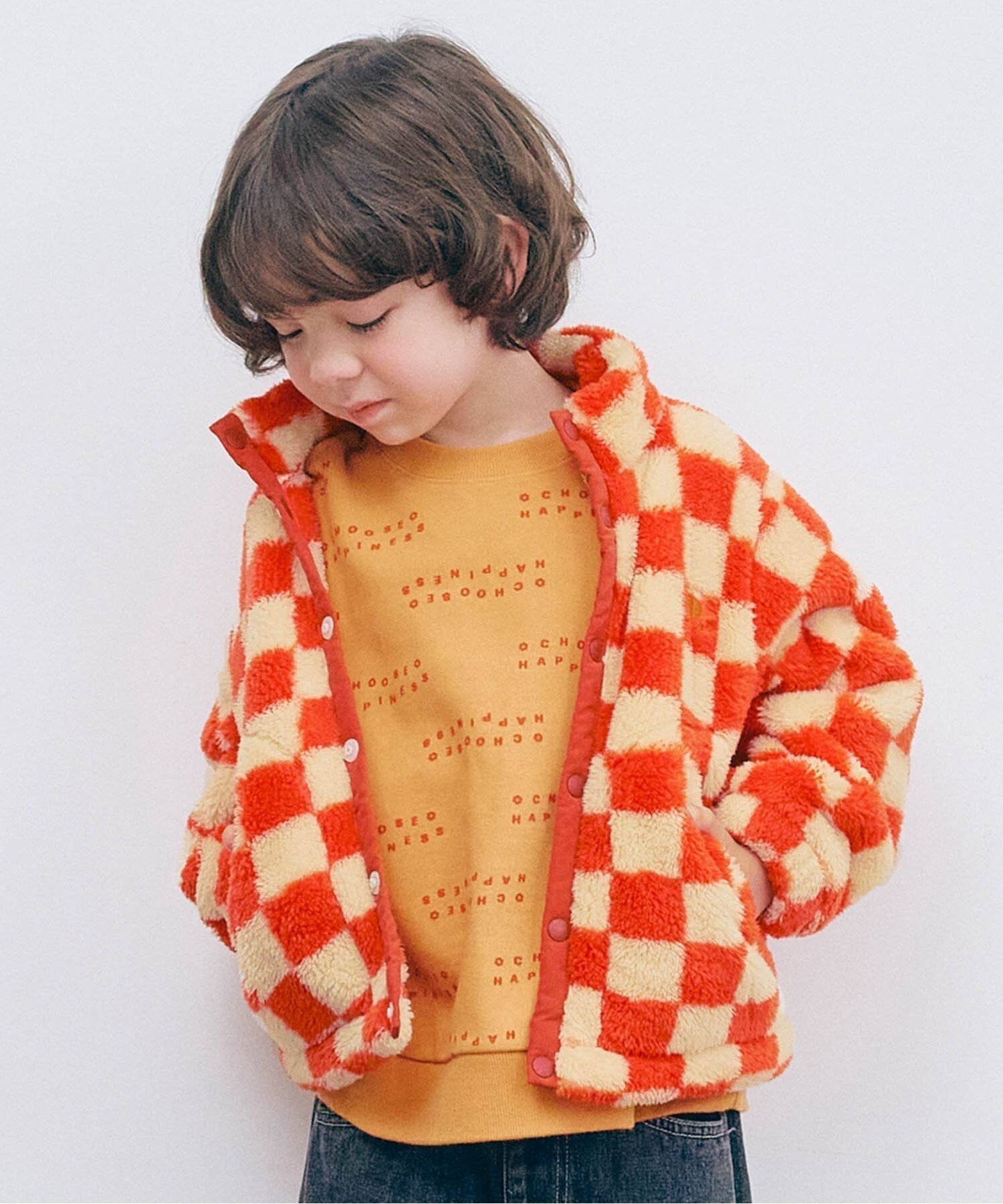 【エフオー オンラインストア/F.O.Online Store / KIDS】のファーフリースブルゾン リンク インテリア・キッズ・メンズ・レディースファッション・服の通販 founy(ファニー) 　ファッション　Fashion　キッズファッション　Fashion for Kids　おすすめ　Recommended / Our Picks　スーツ　Suit, Formalwear　ベビー　Baby, Babywear　レッド|ID: prp329100004662694 ipo3291000000034123383