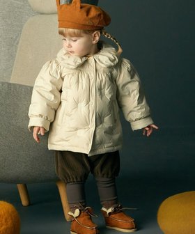 【モイモルン/moimoln / KIDS】のバナ軽量ダウン 人気、トレンドファッション・服の通販 founy(ファニー) ファッション Fashion キッズファッション Fashion for Kids キルティング Quilted, Quilting セットアップ Set-Up, Coordinated Outfit ダウン Down, Puffer モチーフ Motif, Design Theme ロング Long, Long-Length 軽量 Lightweight, Ultra Light |ID:prp329100004662699