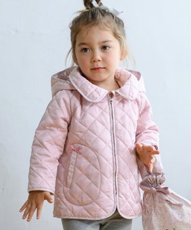【パンパンテュテュ/panpantutu / KIDS】の2wayフラワーキルトショートコート 人気、トレンドファッション・服の通販 founy(ファニー) ファッション Fashion キッズファッション Fashion for Kids アウター Coat Outerwear /Kids ガーリー Girly, Feminine Style キルト Quilt, Quilted Fabric ショート Short, Short Length ジャケット Jacket, Outerwear スリット Slit, Slit Detail パイピング Piping, Trim Design フラワー Flower, Floral ポケット Pocket, Pocket Detail エレガント 上品 Elegant A/W・秋冬 Autumn/Winter 軽量 Lightweight, Ultra Light |ID:prp329100004662718