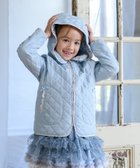 【パンパンテュテュ/panpantutu / KIDS】の2wayフラワーキルトショートコート 人気、トレンドファッション・服の通販 founy(ファニー) ファッション Fashion キッズファッション Fashion for Kids アウター Coat Outerwear /Kids ガーリー Girly, Feminine Style キルト Quilt, Quilted Fabric ショート Short, Short Length ジャケット Jacket, Outerwear スリット Slit, Slit Detail パイピング Piping, Trim Design フラワー Flower, Floral ポケット Pocket, Pocket Detail エレガント 上品 Elegant A/W・秋冬 Autumn/Winter 軽量 Lightweight, Ultra Light thumbnail エンジェルブルー|ID: prp329100004662718 ipo3291000000034119407