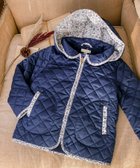 【パンパンテュテュ/panpantutu / KIDS】の2wayフラワーキルトショートコート 人気、トレンドファッション・服の通販 founy(ファニー) ファッション Fashion キッズファッション Fashion for Kids アウター Coat Outerwear /Kids ガーリー Girly, Feminine Style キルト Quilt, Quilted Fabric ショート Short, Short Length ジャケット Jacket, Outerwear スリット Slit, Slit Detail パイピング Piping, Trim Design フラワー Flower, Floral ポケット Pocket, Pocket Detail エレガント 上品 Elegant A/W・秋冬 Autumn/Winter 軽量 Lightweight, Ultra Light thumbnail シルキーネイビー|ID: prp329100004662718 ipo3291000000034119410