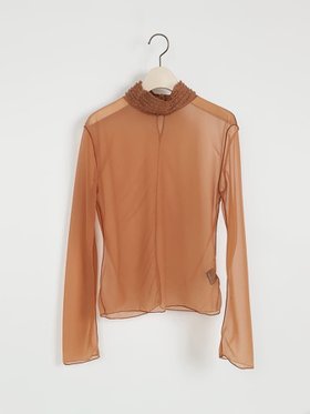 【ヴァン/Vin】のフリルネックシアートップス 人気、トレンドファッション・服の通販 founy(ファニー) ファッション Fashion レディースファッション Fashion for Women トップス・カットソー Cut & Sew Tops カーディガン Cardigan, Knitwear シアー Sheer, See-Through スウェット / スエット Sweatshirt, Sweatwear タンブラー Tumbler, Travel Mug タートルネック Turtleneck, High Neck ハンド Hand, Handmade フィット Fit, Slim Fit フリル Frill, Ruffle ワーク Workwear, Utility Style エレガント 上品 Elegant 別注 Limited Edition, Custom Order |ID:prp329100004662773