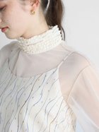 【ヴァン/Vin】のフリルネックシアートップス 人気、トレンドファッション・服の通販 founy(ファニー) ファッション Fashion レディースファッション Fashion for Women トップス・カットソー Cut & Sew Tops カーディガン Cardigan, Knitwear シアー Sheer, See-Through スウェット / スエット Sweatshirt, Sweatwear タンブラー Tumbler, Travel Mug タートルネック Turtleneck, High Neck ハンド Hand, Handmade フィット Fit, Slim Fit フリル Frill, Ruffle ワーク Workwear, Utility Style エレガント 上品 Elegant 別注 Limited Edition, Custom Order thumbnail アイボリー|ID: prp329100004662773 ipo3291000000034030840