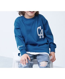 【デビロック/devirock / KIDS】の綿100% お洗濯してもよれにくい ビッグシルエット袖リブ 長袖Tシャツ ロンT 25AW 人気、トレンドファッション・服の通販 founy(ファニー) ファッション Fashion キッズファッション Fashion for Kids インナー Innerwear トレンド Trend, Trending Now 人気 Popular, Best Seller 長袖 Long Sleeve, Full Sleeve ビッグ Big, Oversized プリント Print, Printed Pattern リラックス Relax, Relaxed Fit ロング Long, Long-Length おすすめ Recommended / Our Picks 2025年 2025 2025-2026秋冬・A/W Autumn/Winter 2025–26 AW25–26 |ID:prp329100004662793