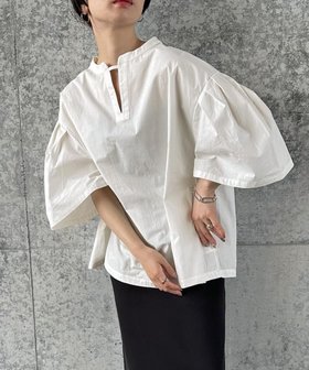 【セレクトモカ/SELECT MOCA】のタックスリーブスモックシャツ 人気、トレンドファッション・服の通販 founy(ファニー) ファッション Fashion レディースファッション Fashion for Women トップス・カットソー Cut & Sew Tops シャツ・ブラウス・オフィスカジュアル Elegant Blouses & Button-Ups シューズ Shoes, Footwear シンプル Simple, Minimal スモック Smock, Smock Dress スラックス Slacks, Dress Pants スリーブ Sleeve, Long Sleeve / Short Sleeve デニム Denim, Jeans Material バレエ Ballet, Ballet Style ラップ Wrap, Wrap Design 夏 Summer |ID:prp329100004662875