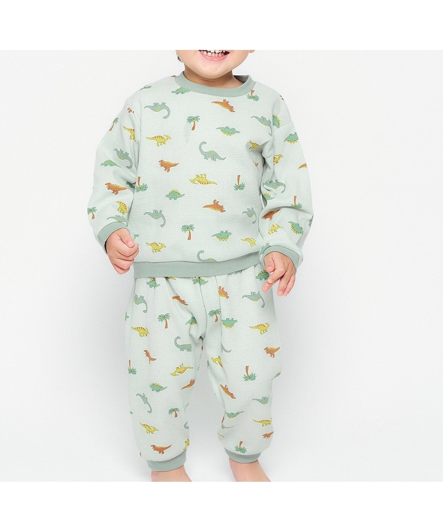 【エフオー オンラインストア/F.O.Online Store / KIDS】のBOYSバラエティワッフルパジャマ インテリア・キッズ・メンズ・レディースファッション・服の通販 founy(ファニー) 　ファッション　Fashion　キッズファッション　Fashion for Kids　お家時間・ステイホーム　Stay Home / At Home　パジャマ　Pajamas, Sleepwear　ミント|ID: prp329100004662905 ipo3291000000034044565