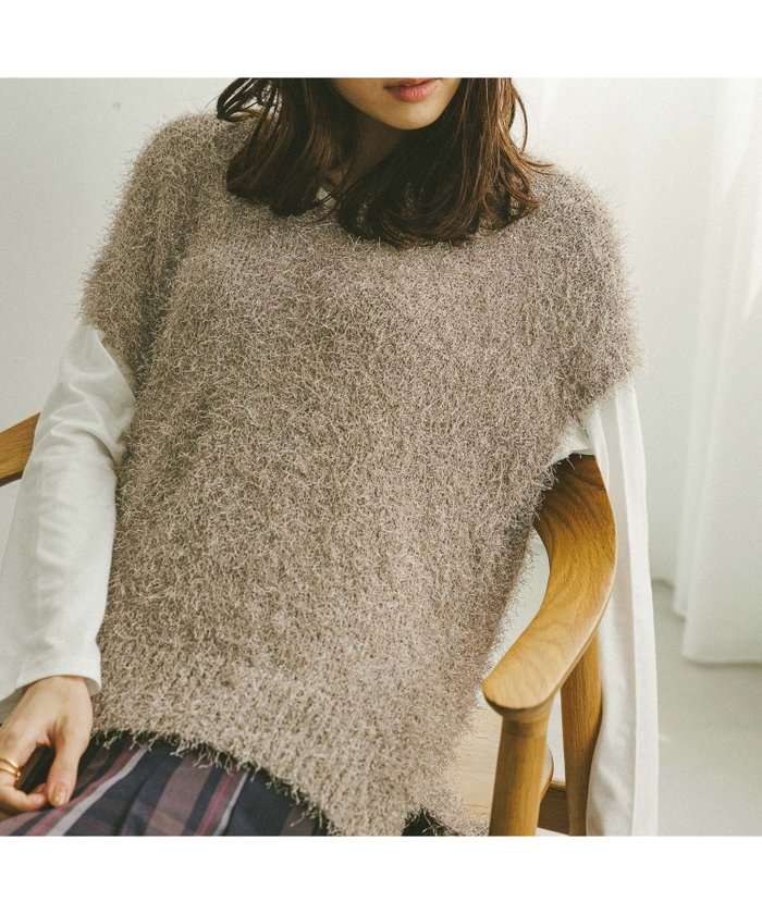 【グローバルワーク/GLOBAL WORK】のサラサラシャギーベスト/長袖T/581160 インテリア・キッズ・メンズ・レディースファッション・服の通販 founy(ファニー) https://founy.com/ ファッション Fashion レディースファッション Fashion for Women アウター Coat / Outerwear Collection トップス・カットソー Cut & Sew Tops ベスト&ジレ / 重ね着スタイル Vests & Gilets おすすめ Recommended / Our Picks インナー Innerwear スリット Slit, Slit Detail デニム Denim, Jeans Material フレア Flare, Flared ベスト Vest, Waistcoat ベーシック Basic, Essential ワイド Wide, Wide Fit 長袖 Long Sleeve, Full Sleeve |ID: prp329100004662906 ipo3291000000034310539