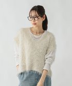 【グローバルワーク/GLOBAL WORK】のサラサラシャギーベスト/長袖T/581160 アイボリー08|ID: prp329100004662906 ipo3291000000034310545