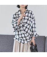 【ドゥ アルシーヴ/Doux archives】のチェックカシュクールシャツ 人気、トレンドファッション・服の通販 founy(ファニー) ファッション Fashion レディースファッション Fashion for Women トップス・カットソー Cut & Sew Tops シャツ・ブラウス・オフィスカジュアル Elegant Blouses & Button-Ups カシュクール Wrap Design シンプル Simple, Minimal チェック Check, Plaid, Tartan トレンド Trend, Trending Now モノトーン Monotone, Black and White 人気 Popular, Best Seller |ID:prp329100004662919