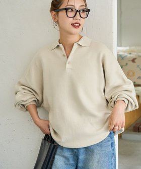 【フリークスストア/FREAK'S STORE】のポロ ニット プルオーバー【限定展開】 25AW 人気、トレンドファッション・服の通販 founy(ファニー) ファッション Fashion レディースファッション Fashion for Women トップス・カットソー Cut & Sew Tops ニット Knit Tops & Sweaters カジュアルプルオーバー・ニットトップス Pullovers & Knit Tops / Casual Pullovers イエロー Yellow ショルダー Shoulder, Shoulder Strap スウェット / スエット Sweatshirt, Sweatwear ドロップ Drop Shoulder, Dropped Style 人気 Popular, Best Seller ミックス Mix, Mixed Style A/W・秋冬 Autumn/Winter 冬 Winter / This Winter エレガント 上品 Elegant 2025年 2025 2025-2026秋冬・A/W Autumn/Winter 2025–26 AW25–26 |ID:prp329100004662968