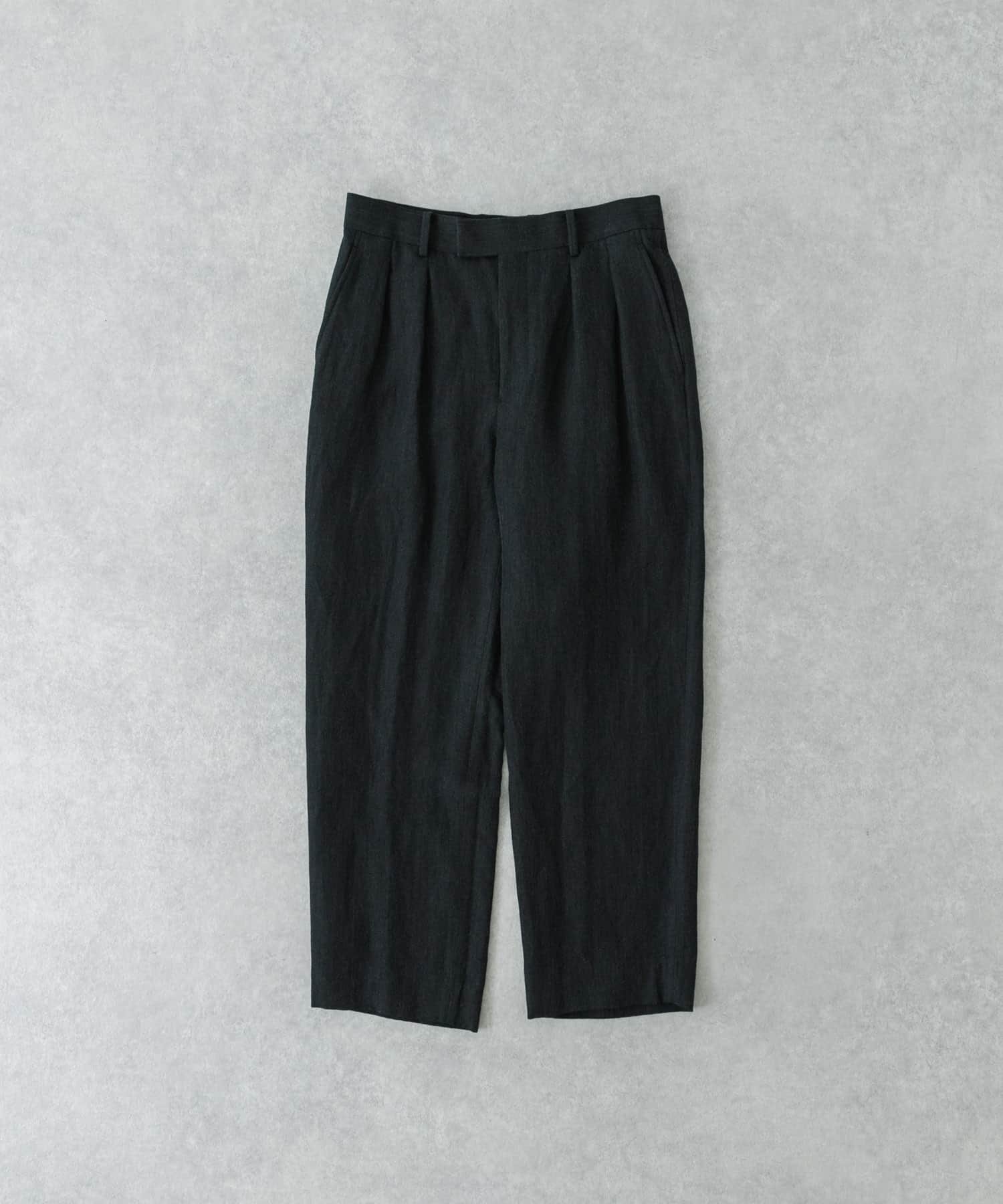 【アーバンリサーチ/URBAN RESEARCH / MEN】の『セットアップ対応』Wool/Linen Trousers インテリア・キッズ・メンズ・レディースファッション・服の通販 founy(ファニー) 　ファッション　Fashion　メンズファッション　Fashion for Men　セットアップ　Matching Sets　ヴィンテージ　Vintage Style　クラシック　Classic, Timeless Style　軽量　Lightweight, Ultra Light　ジャケット　Jacket, Outerwear　スウェット / スエット　Sweatshirt, Sweatwear　スタンダード　Standard, Basic　ストレート　Straight, Straight Cut　スラックス　Slacks, Dress Pants　セットアップ　Set-Up, Coordinated Outfit　タンブラー　Tumbler, Travel Mug　プリーツ　Pleats, Pleated　ポケット　Pocket, Pocket Detail　モダン　Modern, Contemporary　リネン　Linen, Linen Fabric　リラックス　Relax, Relaxed Fit　ワイド　Wide, Wide Fit　S/S・春夏　SS, Spring/Summer, Warm Season　おすすめ　Recommended / Our Picks　夏　Summer　エレガント 上品　Elegant　2025年　2025　2025春夏・S/S　Spring/Summer 2025 SS25　CHARCOAL|ID: prp329100004662985 ipo3291000000034101321