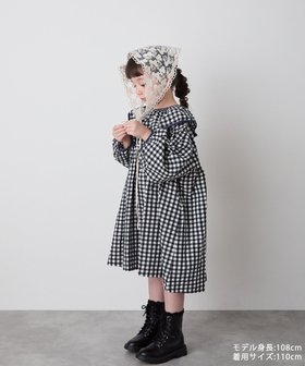 【リジェール/riziere / KIDS】の選べる2柄付け襟付きワンピース 人気、トレンドファッション・服の通販 founy(ファニー) ファッション Fashion キッズファッション Fashion for Kids ワンピース Dresses ギンガム Gingham, Gingham Fabric シンプル Simple, Minimal チェック Check, Plaid, Tartan フリル Frill, Ruffle ポケット Pocket, Pocket Detail 長袖 Long Sleeve, Full Sleeve |ID:prp329100004663013