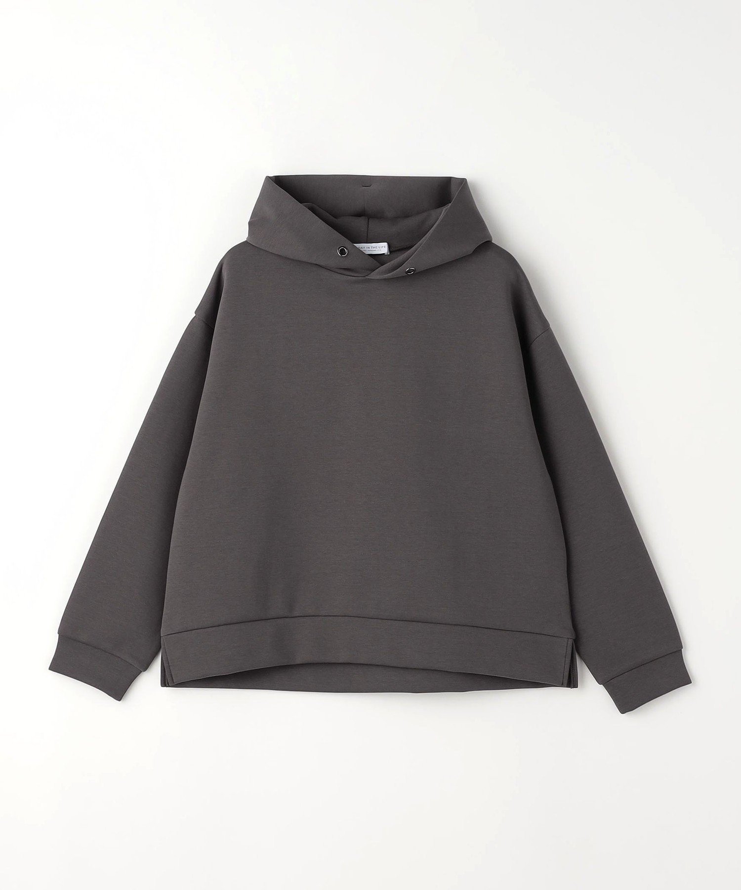 【ユナイテッドアローズ/UNITED ARROWS】のダンボールニット パーカー A DAY IN THE LIFE インテリア・キッズ・メンズ・レディースファッション・服の通販 founy(ファニー) 　ファッション　Fashion　レディースファッション　Fashion for Women　トップス・カットソー　Cut & Sew Tops　ニット　Knit Tops & Sweaters　レディースパーカー・カジュアルフーディー　Casual Hoodies & Sweatshirts　おすすめ　Recommended / Our Picks　スウェット / スエット　Sweatshirt, Sweatwear　デニム　Denim, Jeans Material　トレンド　Trend, Trending Now　パーカー　Hoodie, Parka　フロント　Front, Front Design　ベーシック　Basic, Essential　ポケット　Pocket, Pocket Detail　ロング　Long, Long-Length　ワイド　Wide, Wide Fit　定番　Standard, Basic Item　DK.GRAY|ID: prp329100004663053 ipo3291000000033737280