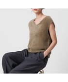 【ビューティ&ユース ユナイテッドアローズ/BEAUTY&YOUTH / UNITED ARROWS】のシャギーVネック ニットベスト BEIGE|ID: prp329100004663117 ipo3291000000033737535