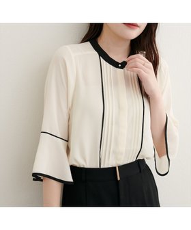 【ナチュラルクチュール/natural couture】の【WEB限定】ピンタックフレアカフス袖ブラウス 人気、トレンドファッション・服の通販 founy(ファニー) ファッション Fashion レディースファッション Fashion for Women トップス・カットソー Cut & Sew Tops シャツ・ブラウス・オフィスカジュアル Elegant Blouses & Button-Ups エレガント 上品 Elegant カフス Cuff Design シューズ Shoes, Footwear ジャケット Jacket, Outerwear スニーカー Sneakers, Trainers タイトスカート Pencil Skirt, Tight Skirt ダウン Down, Puffer デニム Denim, Jeans Material 定番 Standard, Basic Item フェミニン Feminine, Girly フラット Flat, Flat Shoes フレア Flare, Flared フロント Front, Front Design リラックス Relax, Relaxed Fit ワイド Wide, Wide Fit 2025年 2025 2025-2026秋冬・A/W Autumn/Winter 2025–26 AW25–26 |ID:prp329100004663175