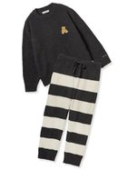 【ジェラートピケ オム/GELATO PIQUE HOMME / MEN】の【ONLINE限定】【HOMME】ベビモコベアプルオーバー ロングパンツセット DGRY[008]|ID: prp329100004663196 ipo3291000000034776483
