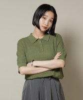【ナノ ユニバース/nano universe】の梨地半袖ポロニット 人気、トレンドファッション・服の通販 founy(ファニー) ファッション Fashion レディースファッション Fashion for Women トップス・カットソー Cut & Sew Tops ニット Knit Tops & Sweaters インナー Innerwear ウォッシャブル Machine Washable キャミソール Camisole, Spaghetti Strap Top コンパクト Compact, Small Size タンク Tank Top, Sleeveless Top トレンド Trend, Trending Now フェミニン Feminine, Girly 半袖 Short Sleeve, Half Sleeve 羽織 Haori, Light Jacket ワイド Wide, Wide Fit おすすめ Recommended / Our Picks 2025年 2025 2025-2026秋冬・A/W Autumn/Winter 2025–26 AW25–26 |ID:prp329100004663310