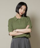 【ナノ ユニバース/nano universe】の梨地半袖ポロニット 人気、トレンドファッション・服の通販 founy(ファニー) ファッション Fashion レディースファッション Fashion for Women トップス・カットソー Cut & Sew Tops ニット Knit Tops & Sweaters インナー Innerwear ウォッシャブル Machine Washable キャミソール Camisole, Spaghetti Strap Top コンパクト Compact, Small Size タンク Tank Top, Sleeveless Top トレンド Trend, Trending Now フェミニン Feminine, Girly 半袖 Short Sleeve, Half Sleeve 羽織 Haori, Light Jacket ワイド Wide, Wide Fit おすすめ Recommended / Our Picks 2025年 2025 2025-2026秋冬・A/W Autumn/Winter 2025–26 AW25–26 thumbnail グリーン|ID: prp329100004663310 ipo3291000000033738182