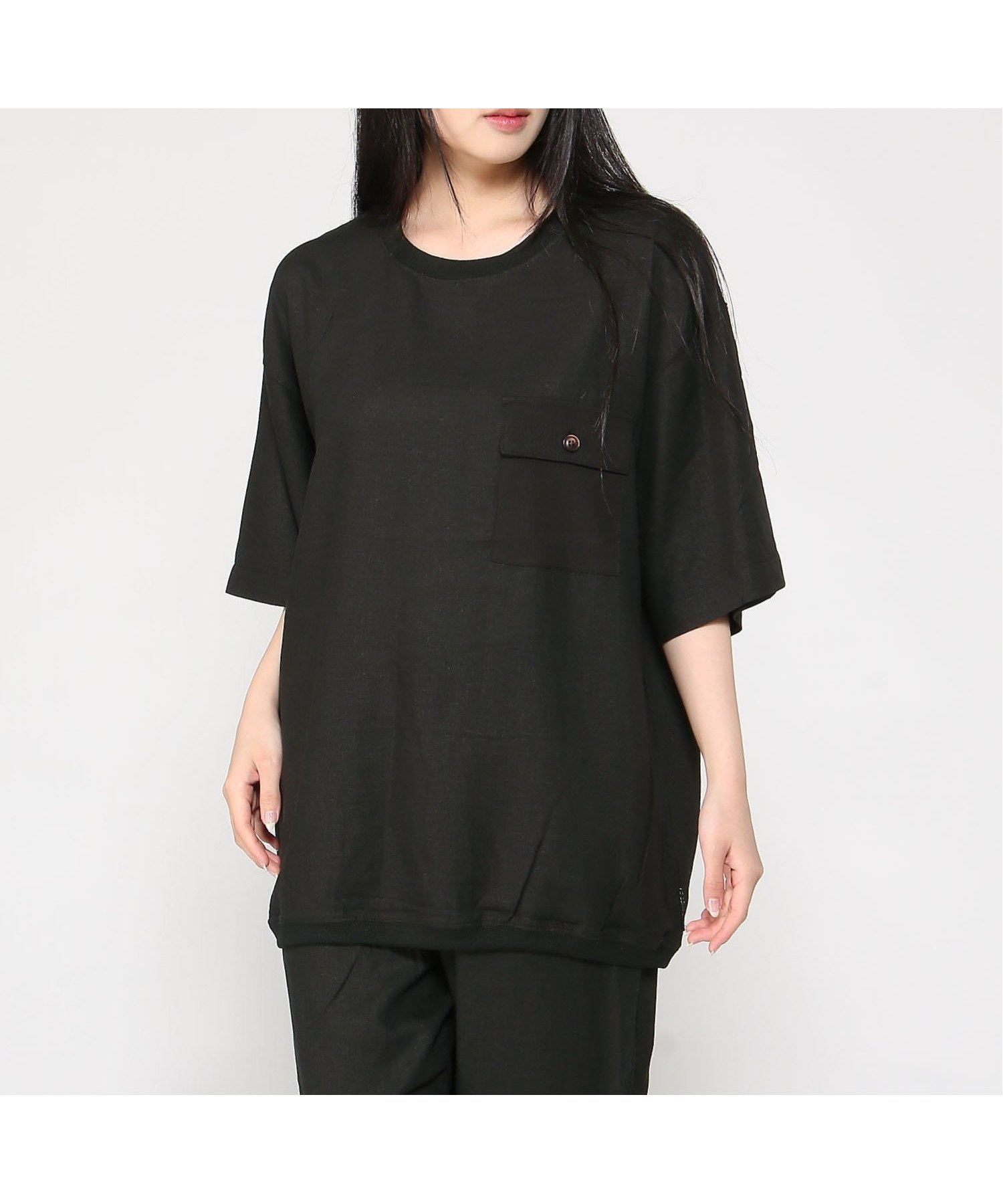【ジムマスター/gym master / MEN】のgym master/麻レーヨンビッグTee インテリア・キッズ・メンズ・レディースファッション・服の通販 founy(ファニー) 　ファッション　Fashion　メンズファッション　Fashion for Men　ショルダー　Shoulder, Shoulder Strap　デニム　Denim, Jeans Material　ドロップ　Drop Shoulder, Dropped Style　ビッグ　Big, Oversized　フラップ　Flap, Flap Pocket　ポケット　Pocket, Pocket Detail　リラックス　Relax, Relaxed Fit　ワイド　Wide, Wide Fit　夏　Summer　ブラック|ID: prp329100004663340 ipo3291000000033738313