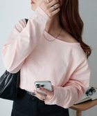 【ディスコート/Discoat】の【新色追加!/WEB限定】2WAYワンショルプルオーバー 人気、トレンドファッション・服の通販 founy(ファニー) ファッション Fashion レディースファッション Fashion for Women トップス・カットソー Cut & Sew Tops カジュアルプルオーバー・ニットトップス Pullovers & Knit Tops / Casual Pullovers シンプル Simple, Minimal リラックス Relax, Relaxed Fit ロング Long, Long-Length 長袖 Long Sleeve, Full Sleeve thumbnail ピンク|ID: prp329100004663397 ipo3291000000034182082