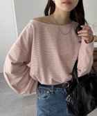 【ディスコート/Discoat】の【新色追加!/WEB限定】2WAYワンショルプルオーバー 人気、トレンドファッション・服の通販 founy(ファニー) ファッション Fashion レディースファッション Fashion for Women トップス・カットソー Cut & Sew Tops カジュアルプルオーバー・ニットトップス Pullovers & Knit Tops / Casual Pullovers シンプル Simple, Minimal リラックス Relax, Relaxed Fit ロング Long, Long-Length 長袖 Long Sleeve, Full Sleeve thumbnail ピンクその他1|ID: prp329100004663397 ipo3291000000034182084