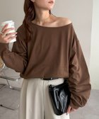 【ディスコート/Discoat】の【新色追加!/WEB限定】2WAYワンショルプルオーバー 人気、トレンドファッション・服の通販 founy(ファニー) ファッション Fashion レディースファッション Fashion for Women トップス・カットソー Cut & Sew Tops カジュアルプルオーバー・ニットトップス Pullovers & Knit Tops / Casual Pullovers シンプル Simple, Minimal リラックス Relax, Relaxed Fit ロング Long, Long-Length 長袖 Long Sleeve, Full Sleeve thumbnail モカ|ID: prp329100004663397 ipo3291000000034182090