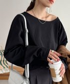 【ディスコート/Discoat】の【新色追加!/WEB限定】2WAYワンショルプルオーバー 人気、トレンドファッション・服の通販 founy(ファニー) ファッション Fashion レディースファッション Fashion for Women トップス・カットソー Cut & Sew Tops カジュアルプルオーバー・ニットトップス Pullovers & Knit Tops / Casual Pullovers シンプル Simple, Minimal リラックス Relax, Relaxed Fit ロング Long, Long-Length 長袖 Long Sleeve, Full Sleeve thumbnail ブラック|ID: prp329100004663397 ipo3291000000034182102