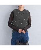 【ユナイテッドアローズ/UNITED ARROWS】のドットビジュー ニット ベスト -ウォッシャブル- DK.GRAY|ID: prp329100004663410 ipo3291000000033738585