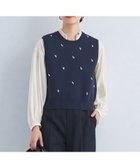 【ユナイテッドアローズ/UNITED ARROWS】のドットビジュー ニット ベスト -ウォッシャブル- NAVY|ID: prp329100004663410 ipo3291000000033738589