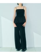 【リリーブラウン/Lily Brown】の【WEB限定00サイズ】バルーンペプラムボンディングセットアップ 人気、トレンドファッション・服の通販 founy(ファニー) ファッション Fashion レディースファッション Fashion for Women セットアップ Matching Sets ストレート Straight, Straight Cut セットアップ Set-Up, Coordinated Outfit バランス Balance, Style Balance バルーン Balloon, Balloon Silhouette フィット Fit, Slim Fit フロント Front, Front Design リラックス Relax, Relaxed Fit エレガント 上品 Elegant thumbnail BLK[009]|ID: prp329100004663479 ipo3291000000033793927